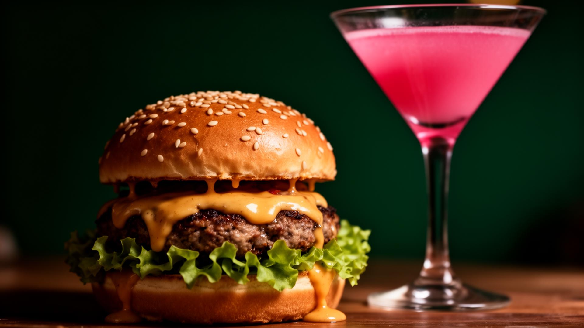 Burger en cocktail bij Zesto